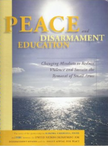 Peace and Disarmament Education: Changing Mindsets to Reduce Violence and Sustain the Removal of Small Arms (Hague Appeal for Peace) image